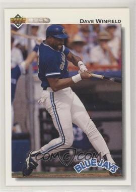 1992 Upper Deck - [Base] #734 - Dave Winfield