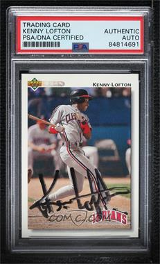 1992 Upper Deck - [Base] #766 - Kenny Lofton [PSA Authentic PSA/DNA Cert]