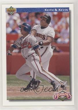 1992 Upper Deck - [Base] #80 - Bloodlines - Kevin Mitchell, Keith Mitchell