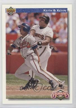 1992 Upper Deck - [Base] #80 - Bloodlines - Kevin Mitchell, Keith Mitchell [EX to NM]