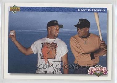 1992 Upper Deck - [Base] #84 - Bloodlines - Gary Sheffield, Dwight Gooden