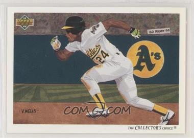 1992 Upper Deck - [Base] #90 - Team Checklist - Rickey Henderson [Noted]