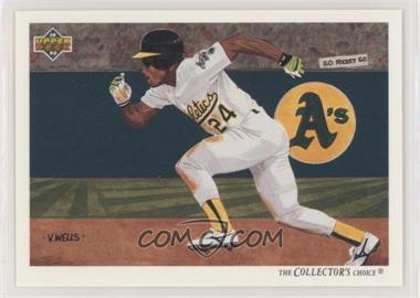 1992 Upper Deck - [Base] #90 - Team Checklist - Rickey Henderson