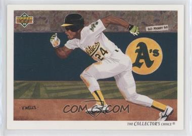 1992 Upper Deck - [Base] #90 - Team Checklist - Rickey Henderson