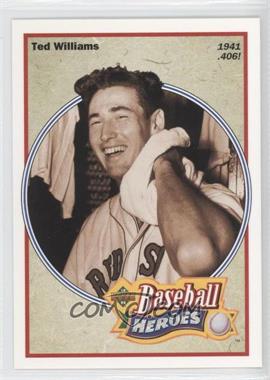 1992 Upper Deck - Baseball Heroes Ted Williams #29 - 1941 .406 - Ted Williams