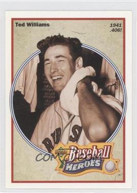 1992 Upper Deck - Baseball Heroes Ted Williams #29 - 1941 .406 - Ted Williams