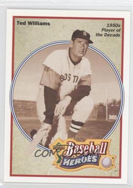 1992 Upper Deck - Baseball Heroes Ted Williams #33 - 1950s Player of the Decade - Ted Williams