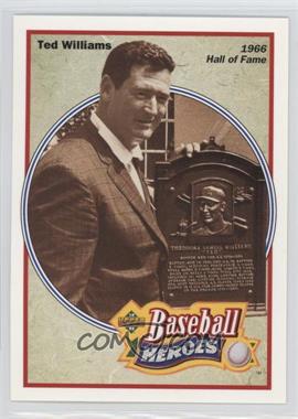 1992 Upper Deck - Baseball Heroes Ted Williams #35 - 1966 Hall of Fame - Ted Williams