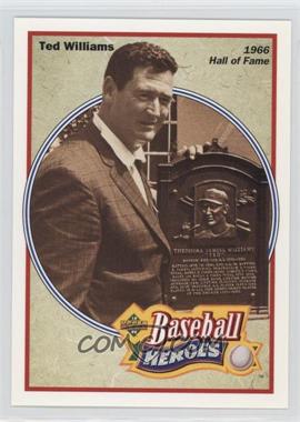 1992 Upper Deck - Baseball Heroes Ted Williams #35 - 1966 Hall of Fame - Ted Williams