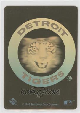 1992 Upper Deck - Gold Team Logo Hologram Inserts #_DETI - Detroit Tigers Team