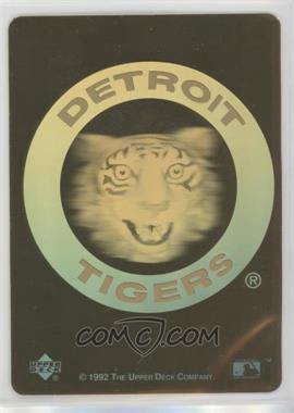 1992 Upper Deck - Gold Team Logo Hologram Inserts #_DETI - Detroit Tigers Team