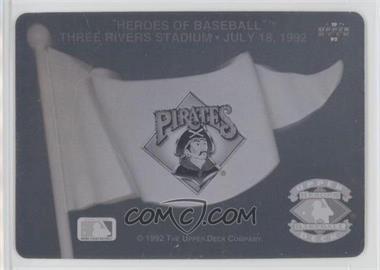 1992 Upper Deck - Heroes of Baseball Team Logo Hologram Inserts #_PIPI - Pittsburgh Pirates