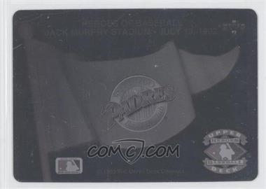 1992 Upper Deck - Heroes of Baseball Team Logo Hologram Inserts #_SADP - San Diego Padres