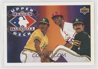 Vida Blue, Rollie Fingers, Lou Brock