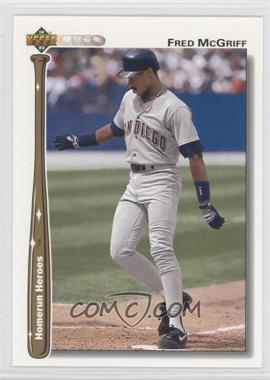 1992 Upper Deck - Homerun Heroes #HR10 - Fred McGriff