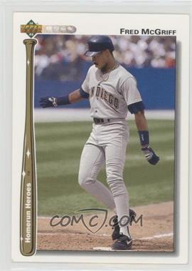 1992 Upper Deck - Homerun Heroes #HR10 - Fred McGriff