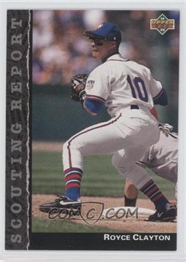 1992 Upper Deck - Scouting Report #SR6 - Royce Clayton