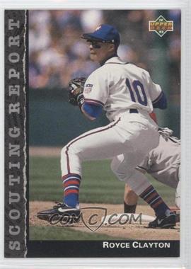 1992 Upper Deck - Scouting Report #SR6 - Royce Clayton