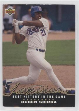 1992 Upper Deck - Ted Williams' Best #T10 - Ruben Sierra [EX to NM]