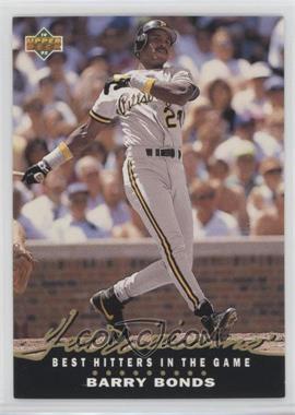 1992 Upper Deck - Ted Williams' Best #T2 - Barry Bonds