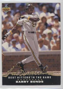 1992 Upper Deck - Ted Williams' Best #T2 - Barry Bonds