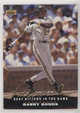 1992 Upper Deck - Ted Williams' Best #T2 - Barry Bonds