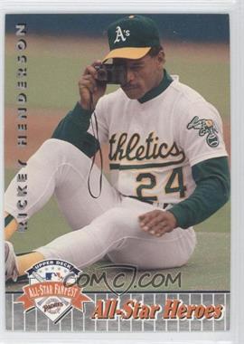 1992 Upper Deck All-Star FanFest - Box Set [Base] #27 - Rickey Henderson