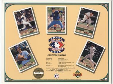 1992 Upper Deck Limited Edition Collector Series Sheets - Heroes of Baseball #JPRFW - Reggie Jackson, Gaylord Perry, Brooks Robinson, Rollie Fingers, Ted Williams /76400