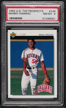 1992 Upper Deck Minor League - [Base] #146 - Manny Ramirez [PSA 8 NM‑MT]