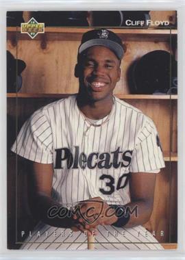 1992 Upper Deck Minor League - Players of the Year #PY10 - Cliff Floyd