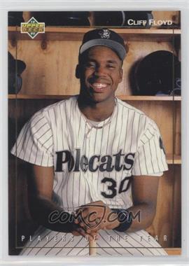 1992 Upper Deck Minor League - Players of the Year #PY10 - Cliff Floyd