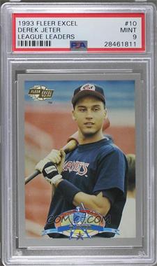 1993-94 Fleer Excel - League Leaders #10 - Derek Jeter [PSA 9 MINT]