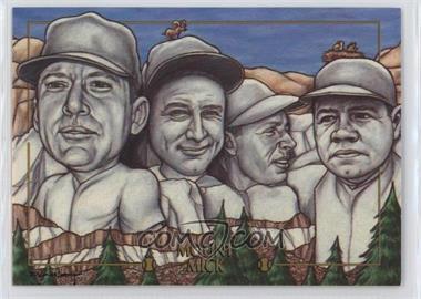 1993-95 Cardtoons - [Base] #46 - Mount Mick (Mickey Mantle, Lou Gehrig, Joe DiMaggio, Babe Ruth)