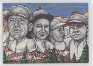 1993-95 Cardtoons - [Base] #46 - Mount Mick (Mickey Mantle, Lou Gehrig, Joe DiMaggio, Babe Ruth)