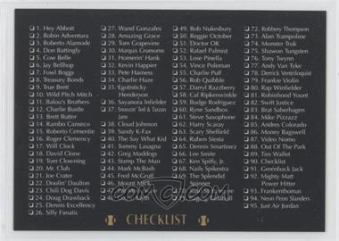 1993-95 Cardtoons - [Base] #90 - Checklist