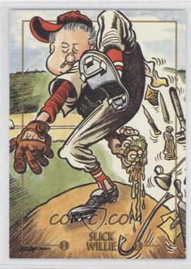 1993-95 Cardtoons - Politics in Baseball #S-3 - Slick Willie (Bill Clinton)