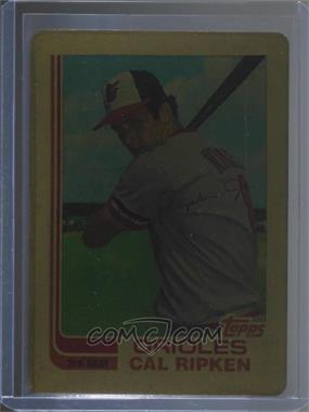 1993-98 R&N China Topps Porcelain Gold Tint Reprints - [Base] #98T - Cal Ripken Jr. (Serial Number at Side) [Noted]