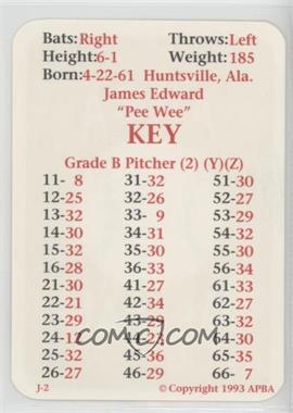 1993 APBA Baseball 1992 Season - [Base] #_JIKE - Jimmy Key