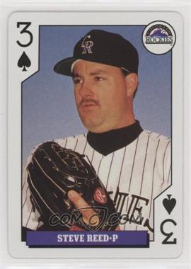 1993 Bicycle Baseball Rookies Playing Cards - Box Set [Base] #3S - Steve Reed