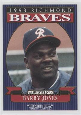 1993 Bleacher Bums Richmond Braves - [Base] - Gold #17 - Barry Jones