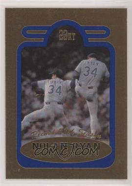 1993 Bleachers Nolan Ryan 4 Card Set - [Base] #4 - Nolan Ryan /10000