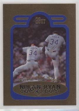 1993 Bleachers Nolan Ryan 4 Card Set - [Base] #4 - Nolan Ryan /10000