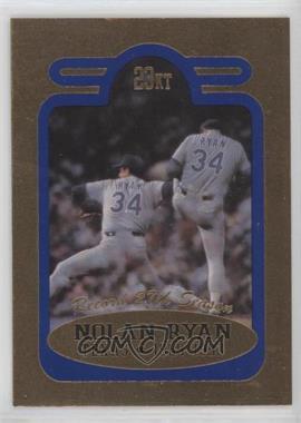 1993 Bleachers Nolan Ryan 4 Card Set - [Base] #4 - Nolan Ryan /10000