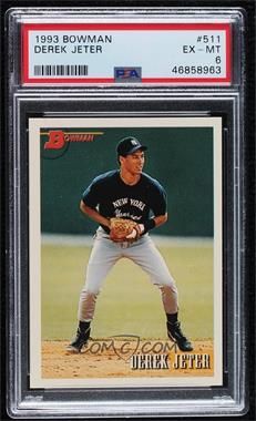 1993 Bowman - [Base] #511 - Derek Jeter [PSA 6 EX‑MT]