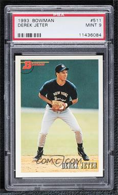 1993 Bowman - [Base] #511 - Derek Jeter [PSA 9 MINT]