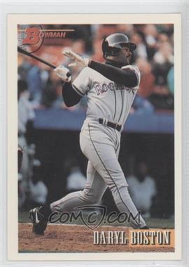 1993 Bowman - [Base] #528 - Daryl Boston