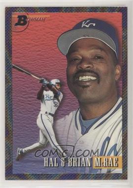 1993 Bowman - [Base] #704 - Hal McRae, Brian McRae [EX to NM]