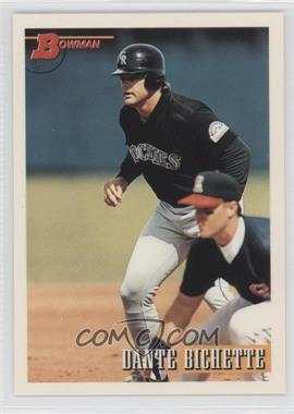 1993 Bowman - [Base] #92 - Dante Bichette