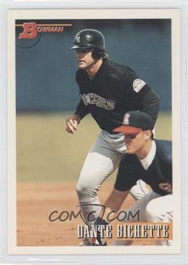 1993 Bowman - [Base] #92 - Dante Bichette