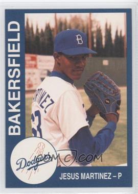1993 Cal League Bakersfield Dodgers - [Base] #18 - Jesus Martinez